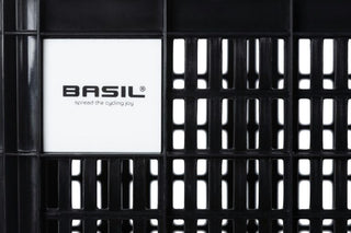 Basil Bicycle Crate Medium Recycled 29.5L - Black