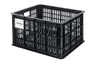 Basil Bicycle Crate Mik Medium Recycled 29.5L - Black