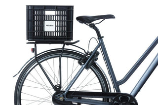Basil Bicycle Crate Medium Recycled 29.5L - Black