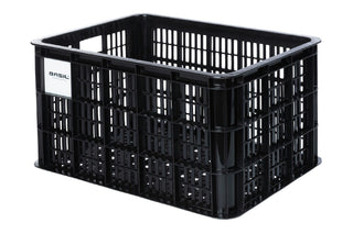 Basil Bicycle Crate Large Recycled 40L - Black
