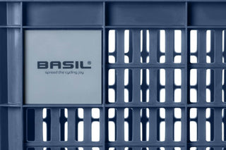 Basil Bicycle Crate Small Recycled 17.5L - Bluestone