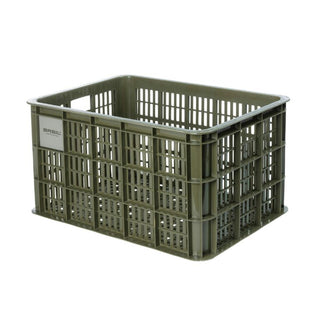 Basil Bicycle Crate Mik 2.0 Large Recycled 40L - Moss Green