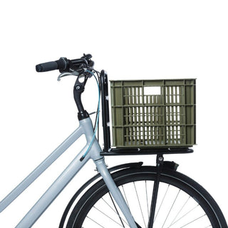Basil Bicycle Crate Mik 2.0 Large Recycled 40L - Moss Green