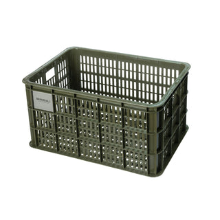 Basil Bicycle Crate Mik 2.0 Large Recycled 40L - Moss Green