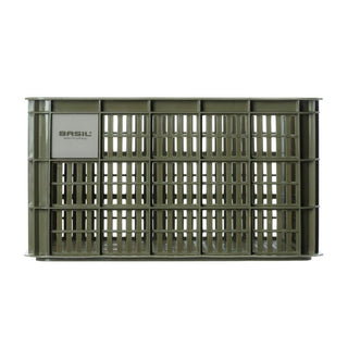 Basil Bicycle Crate Mik 2.0 Large Recycled 40L - Moss Green