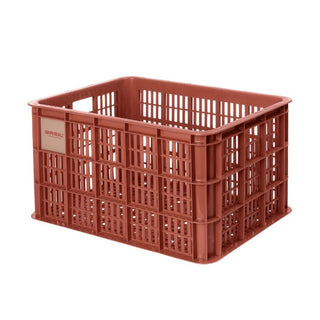 Basil Bicycle Crate Large Recycled Syntheric 40L - Terra Red