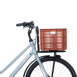 Basil Bicycle Crate Large Recycled Syntheric 40L - Terra Red