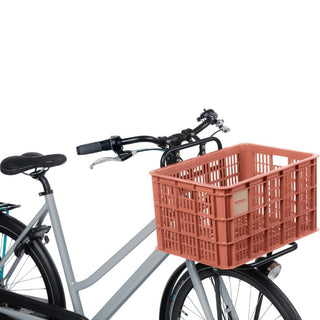 Basil Bicycle Crate Large Recycled Syntheric 40L - Terra Red