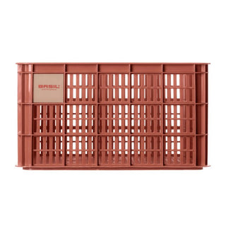 Basil Bicycle Crate Large Recycled Syntheric 40L - Terra Red