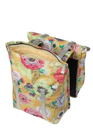 Basil Bloom Field Double Pannier Bag 28-35L - Yellow
