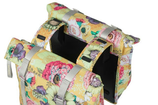 Basil Bloom Field Double Pannier Bag 28-35L - Yellow