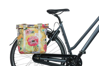 Basil Bloom Field Double Pannier Bag 28-35L - Yellow