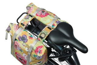 Basil Bloom Field Double Pannier Bag 28-35L - Yellow