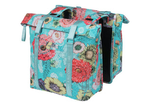 Basil Bloom Field Double Pannier Bag 28-35L - Blue