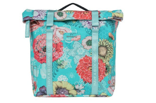 Basil Bloom Double Pannier Bag Mik 28-35L - Blue
