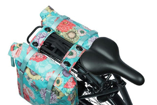 Basil Bloom Double Pannier Bag Mik 28-35L - Blue