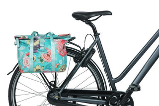 Basil Bloom Bicycle Handbag Mik-KF-Hook 8L - Blue