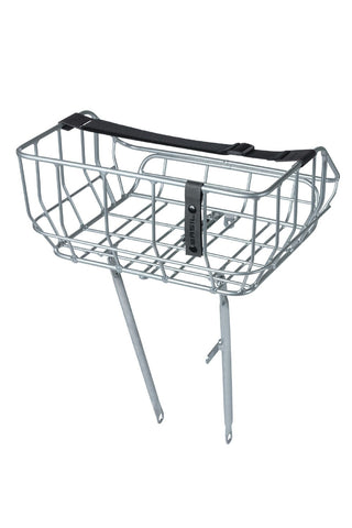 Basil Portland Front Basket Mik 25L - Chrome