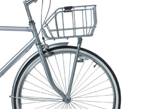 Basil Portland Front Basket Mik 25L - Chrome