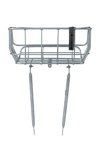 Basil Portland Front Basket Mik 25L - Chrome