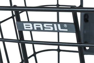 Basil Bremen Alu KF Front Basket - Black