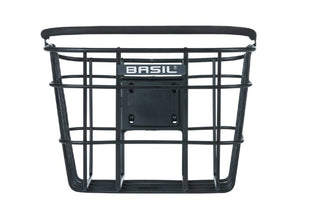Basil Bremen Alu KF Front Basket - Black