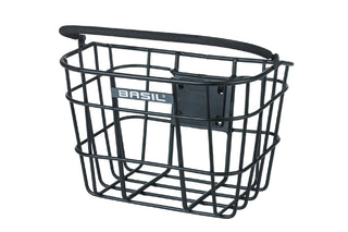 Basil Bremen Alu KF Front Basket - Black