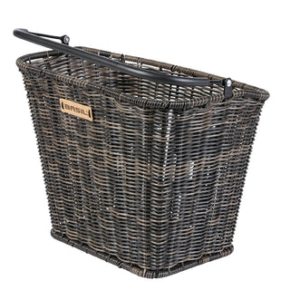 Basil Bremen Rattan Look KF Front Basket - Brown