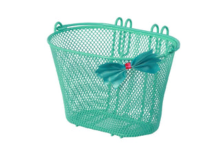 Basil Jasmin Butterfly Junior Front Basket - Green