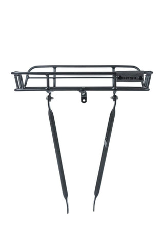 Basil Portland Front Carrier - Matt Black