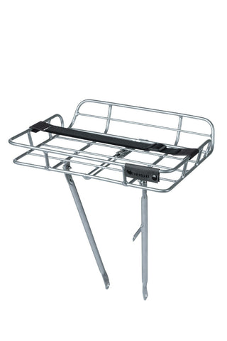 Basil Portland Front Carrier Suit Ø12/13MM Axles - Silver