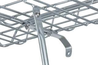 Basil Portland Front Carrier Suit Ø12/13MM Axles - Silver