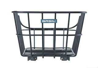 Basil Cento Alu Rear Basket WSL - Black