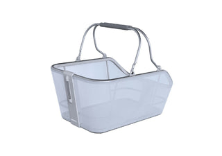 Basil Cento Tech Fiber Basket Nordlicht Mik - Blue Silver