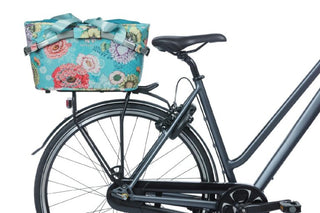 Basil Bloom Carry All Rear Basket Mik 22L - Blue