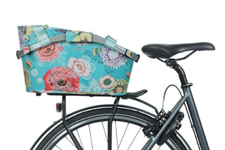 Basil Bloom Carry All Rear Basket Mik 22L - Blue