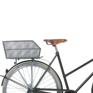 Basil Cento Rear Bicycle Basket Fixed - Olive Green