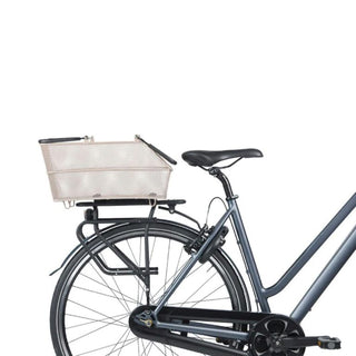 Basil Cento Mik 2.0 Rear Bicycle Basket - Nude Metallic