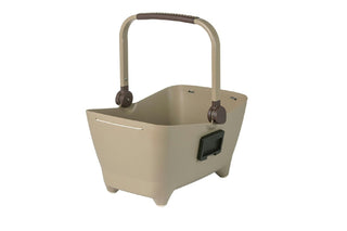 Basil Buddy Dog Bicycle Front Basket KF 32L - Biscotti Brown