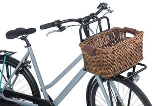 Basil Dorset Medium Wicker Rear Basket - Brown