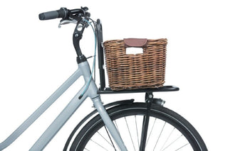 Basil Dorset Medium Wicker Rear Basket - Brown