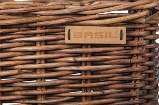 Basil Dorset Medium Wicker Rear Basket - Brown