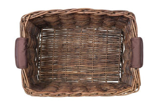 Basil Dorset Medium Wicker Rear Basket - Brown