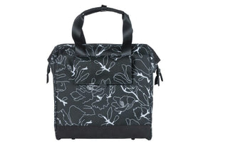Basil Grand Flower Bicycle Shopper Bag 23L - Black