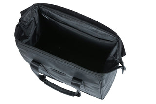 Basil Grand Tarpaulin Bicycle Shopper Bag 23L - Black
