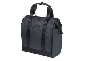 Basil Grand Tarpaulin Bicycle Shopper Bag 23L - Black