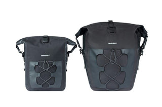 Basil Navigator Waterproof Single Pannier Bag 25L - Black