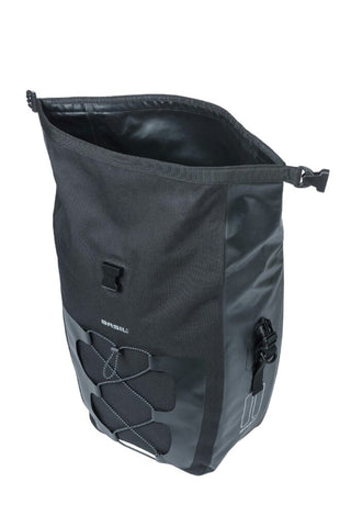 Basil Navigator Waterproof Single Pannier Bag 25L - Black