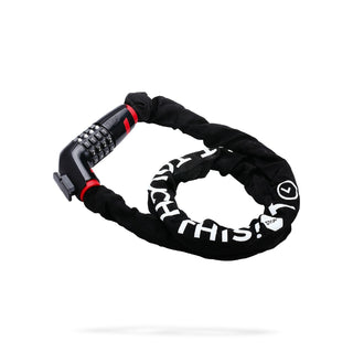 BBB Cycling BBL-49 Codelink 5MM X 1000MM Steel Chain Combo Lock - Black