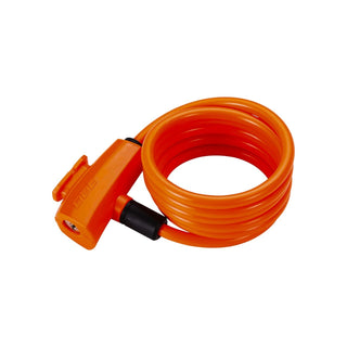 BBB Cycling BBL-61OR Quick Safe Coil Cable Lock 8X1500MM - Orange
